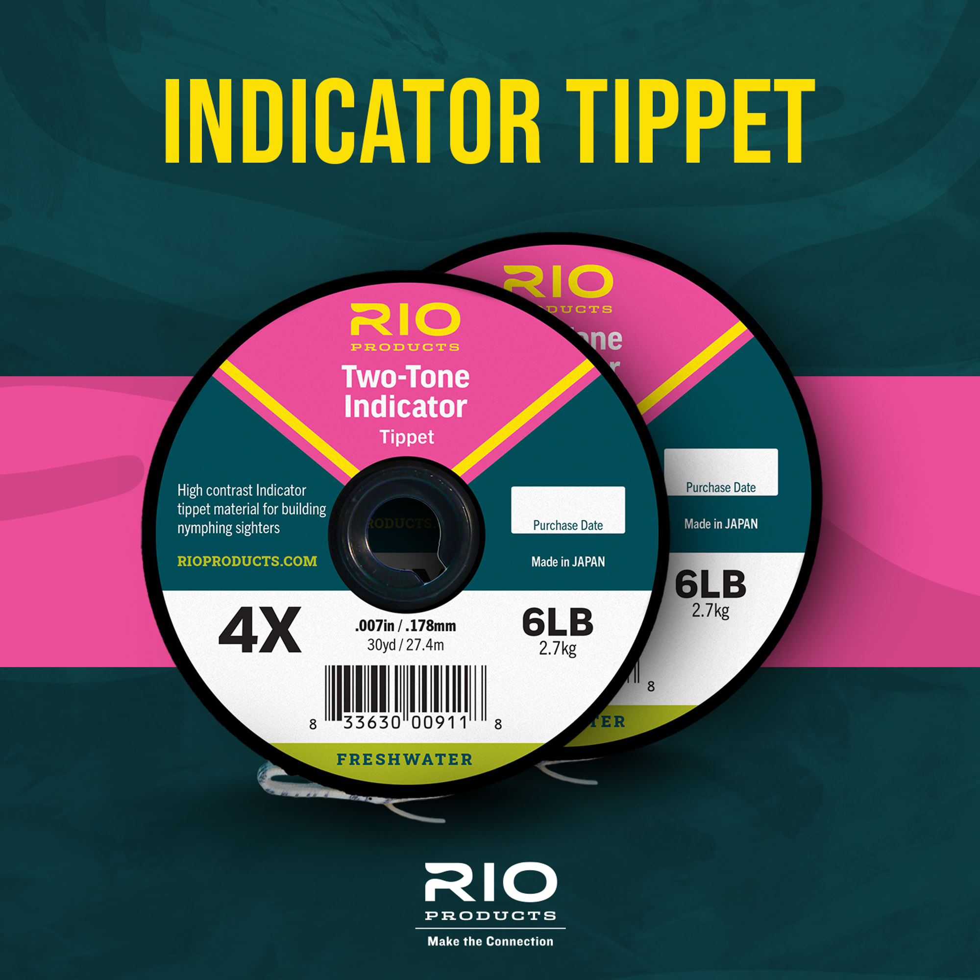 RIO 2-Tone Indicator Tippet – Guide Flyfishing, Fly Fishing Rods, Reels, Sage, Redington, RIO