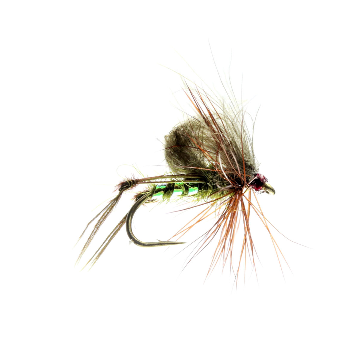 Caledonia Olive Hopper Cdc - Guide Flyfishing