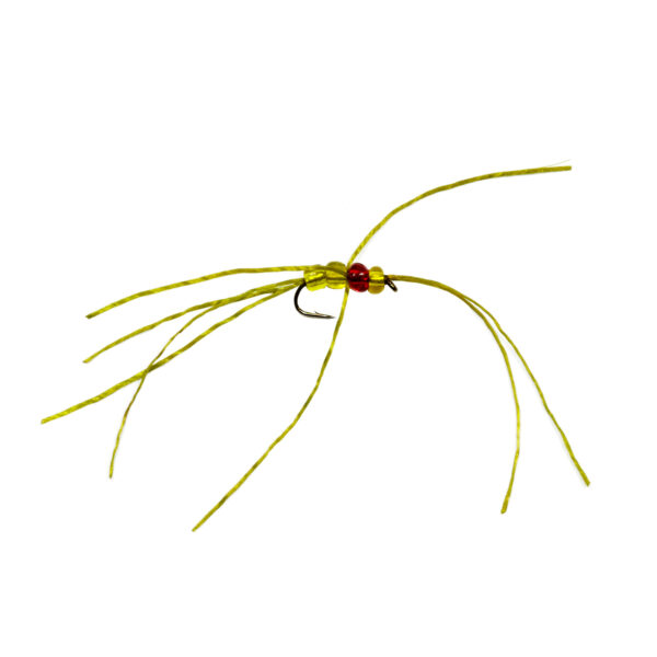 Caledonia Olive Quad Apps Worm - Guide Flyfishing