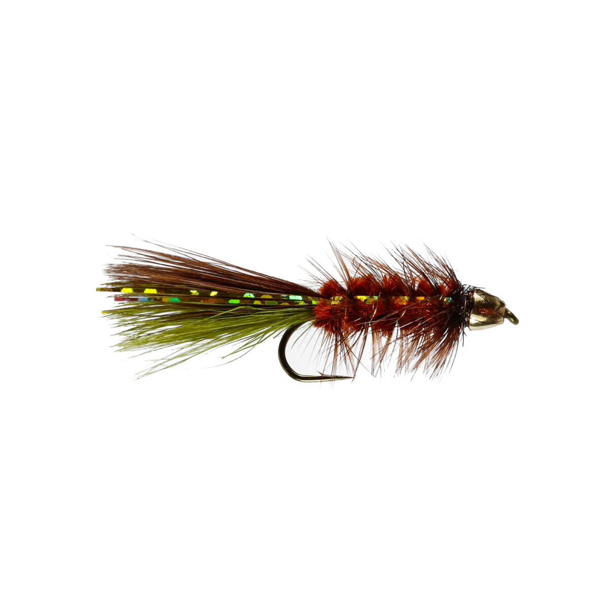 Caledonia Bullet Booger Brown - Guide Flyfishing