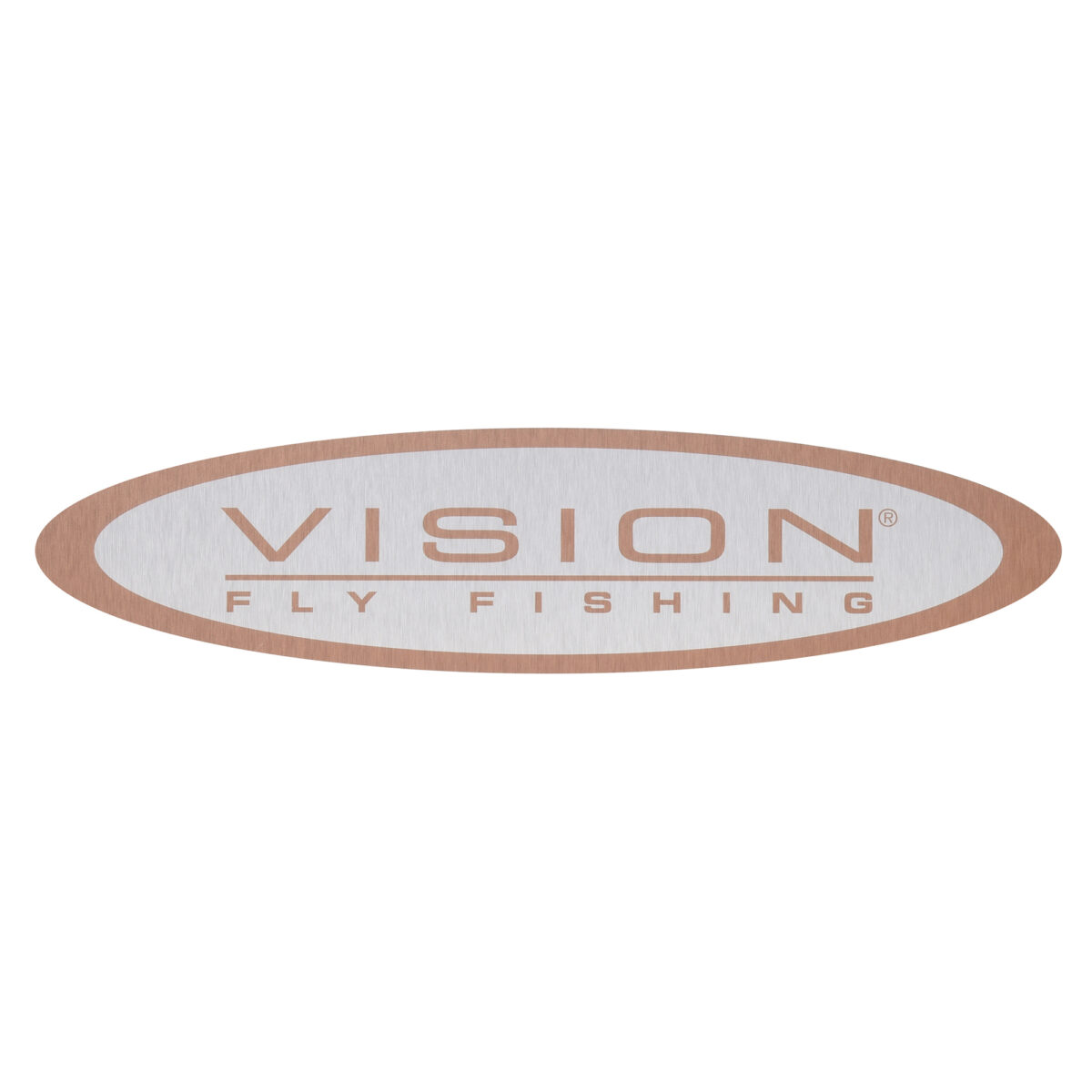 Vision Aluminium Logo - Guide Flyfishing