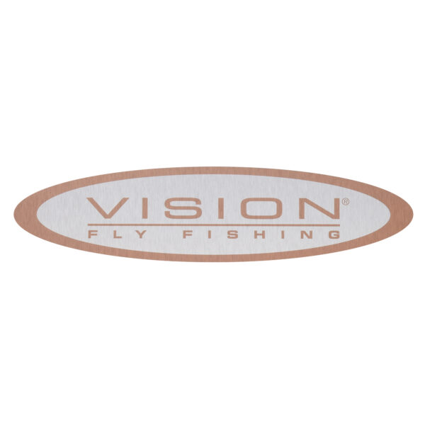 Vision Aluminium Logo - Guide Flyfishing