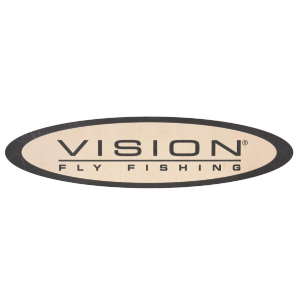 Vision Bronze Oval Logo - Guide Flyfishing