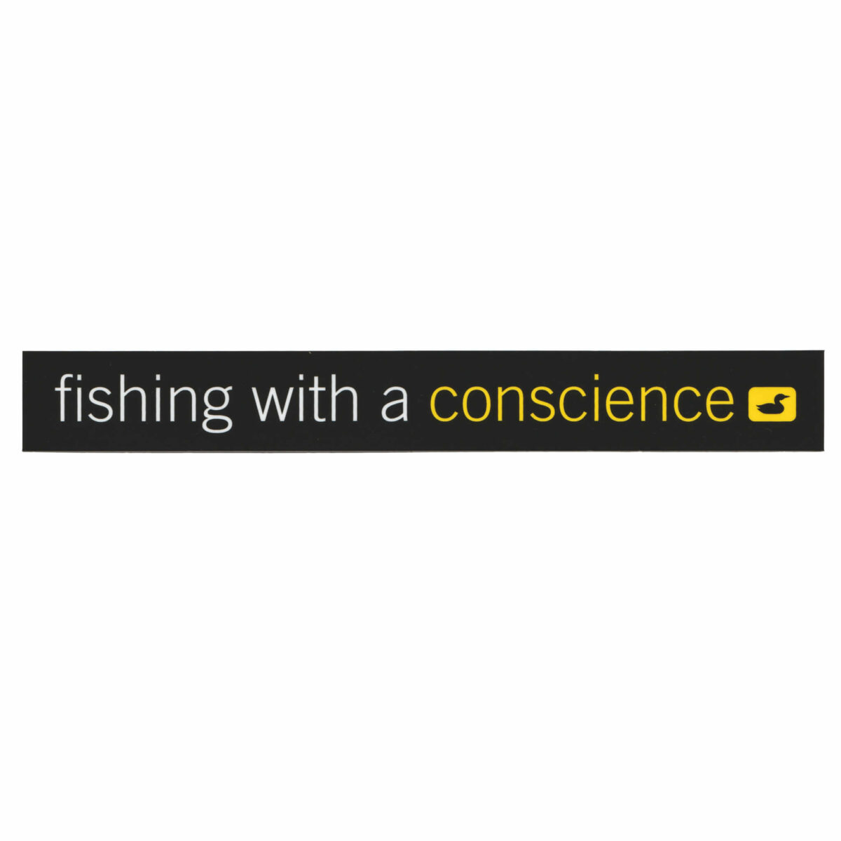 Loon Fishing With A Conscience Sticker - Guide Flyfishing