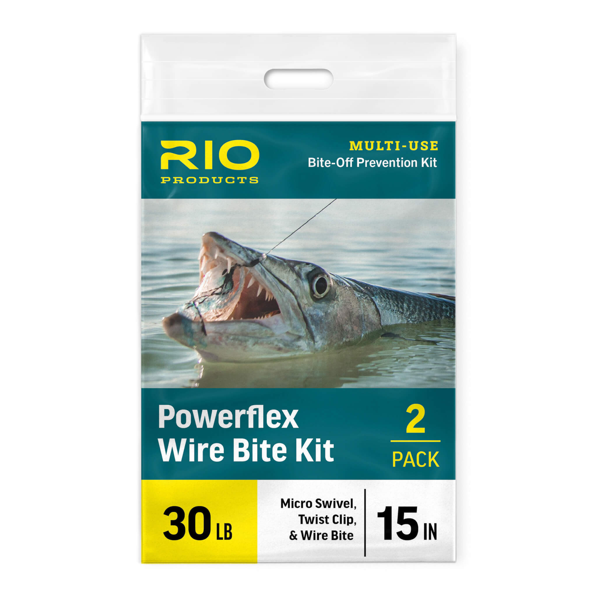 RIO POWERFLEX WIRE BITE WITH SWIVEL AND TWIST CLIP – Guide
