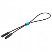 COSTA FLY FISHING SUNGLASSES BOW-LINE SILICONE BLACK BLUE PRODUCT SHOT