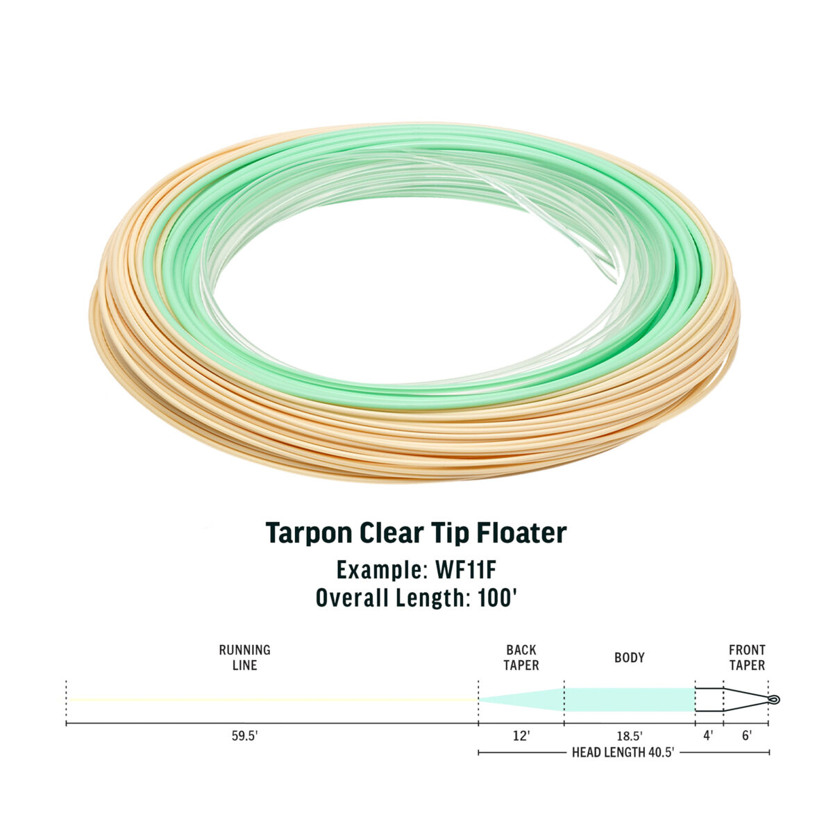 RIO Premier Tarpon Clear Tip Fly Line - Guide Flyfishing