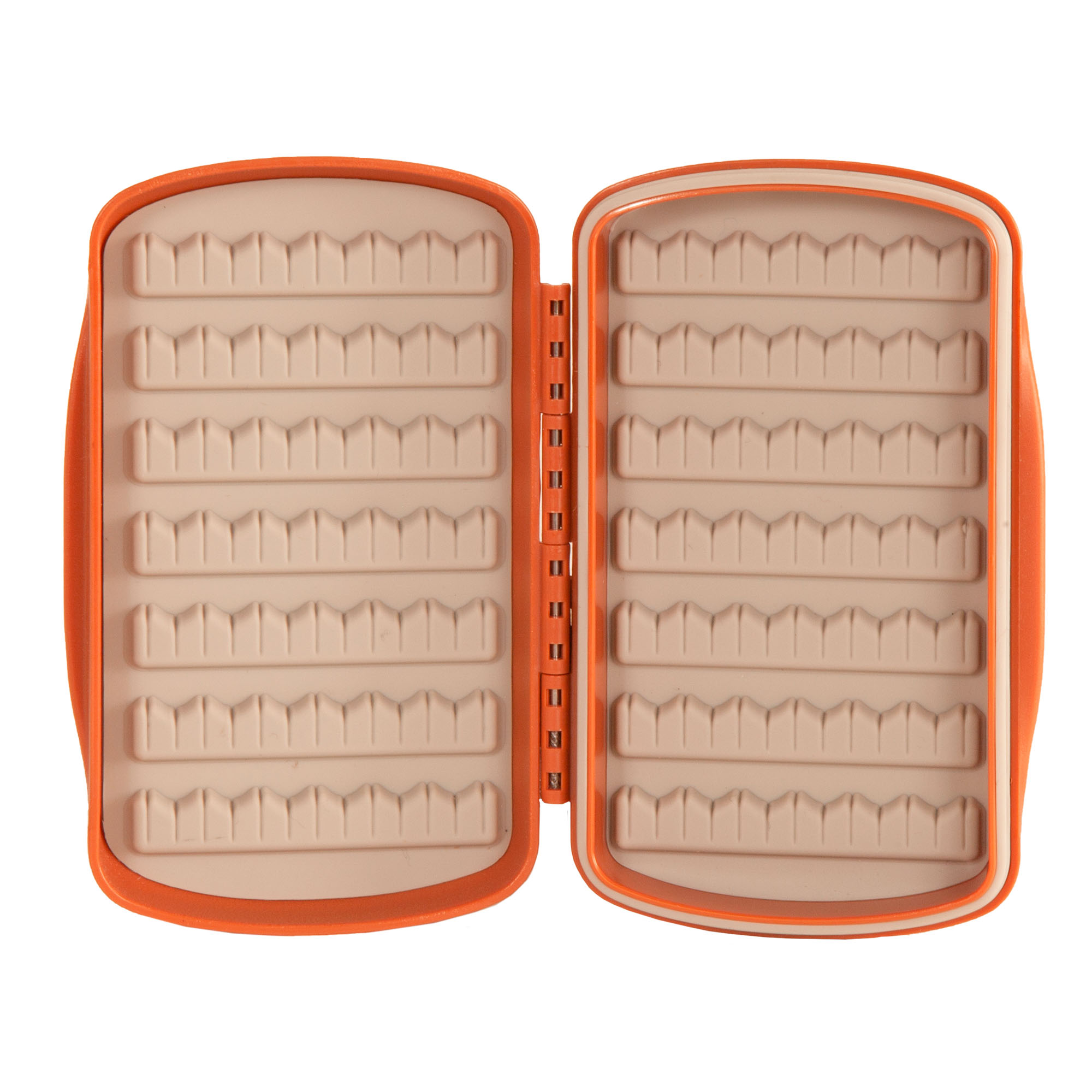 PescadorSmallFlyBox_orange_Closed_0001_PescadorFlyBox_small_open_no_flies.jpg Tacky Pescador Fly Box - Small - Guide Flyfishing