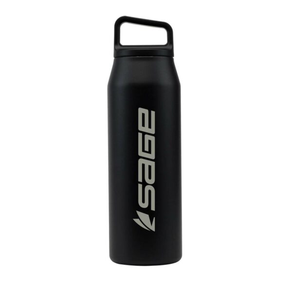 Sage 32oz Water Bottle Black - Guide Flyfishing
