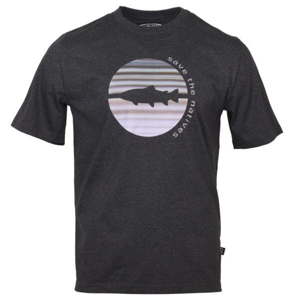 Vision Save T-Shirt Anthracite - Guide Flyfishing