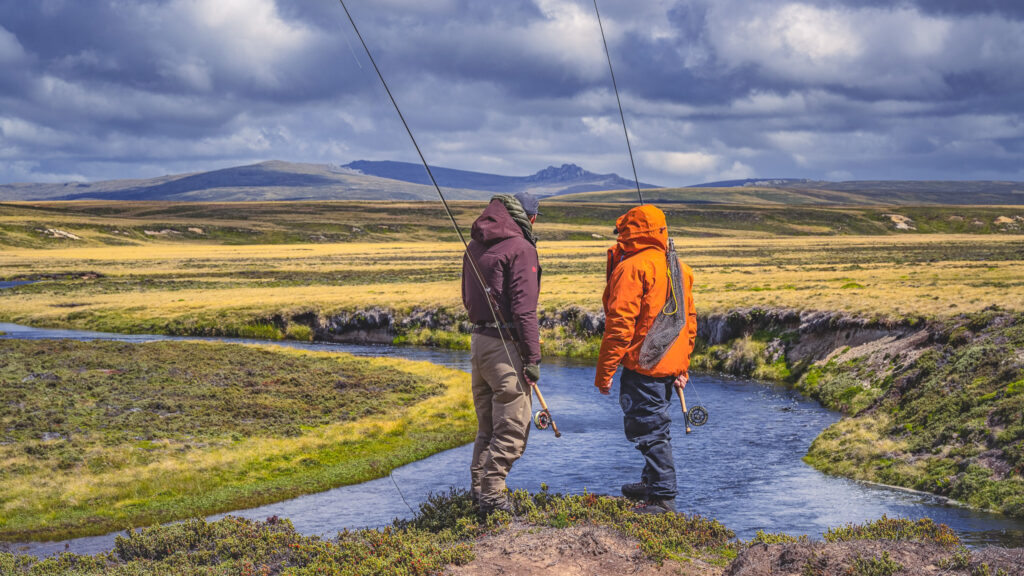 Sea Trout Fishing in the Falkland Islands - Guide Flyfishing