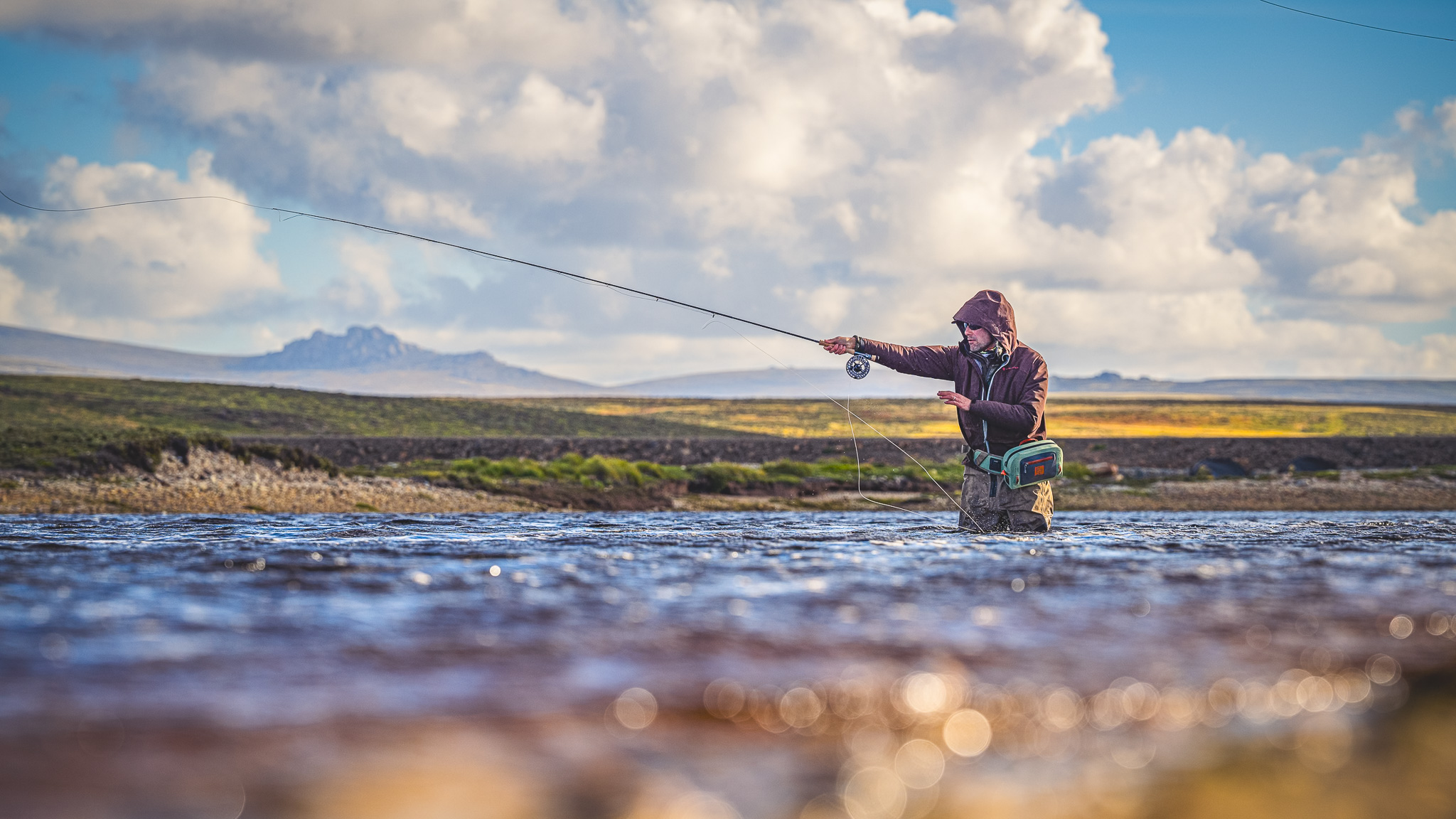 Sea Trout Fishing in the Falkland Islands - Guide Flyfishing