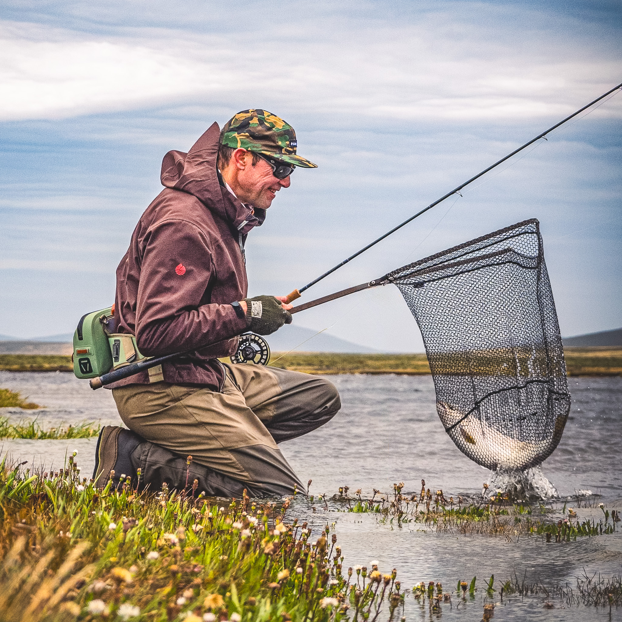 Sea Trout Fishing in the Falkland Islands - Guide Flyfishing