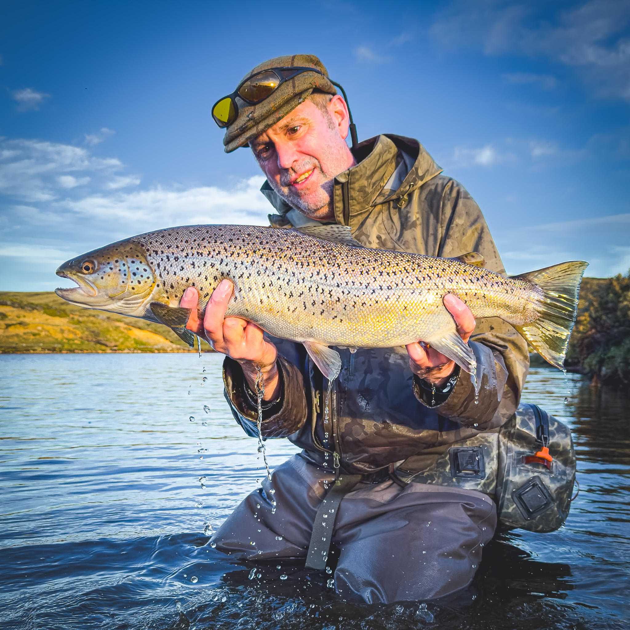 Sea Trout Fishing in the Falkland Islands - Guide Flyfishing