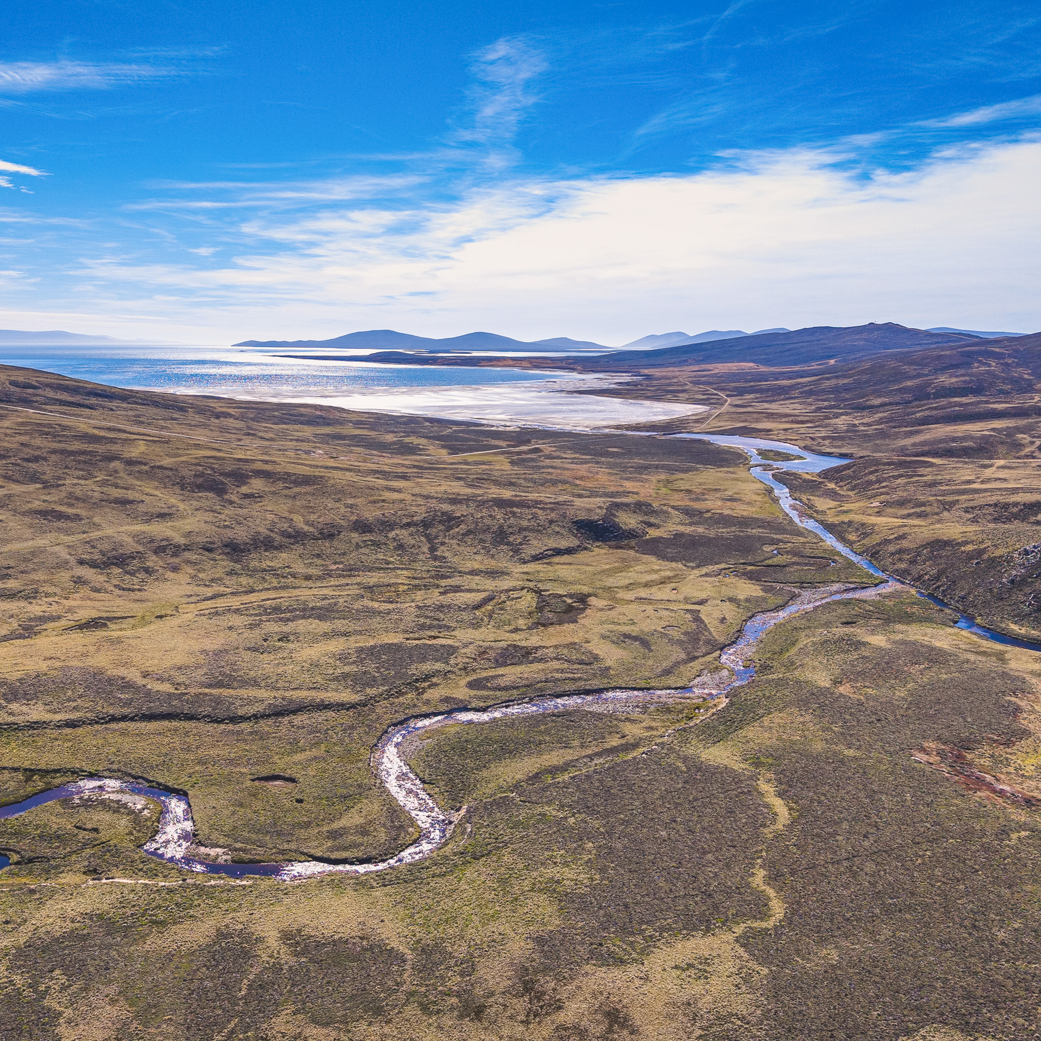 Sea Trout Fishing in the Falkland Islands - Guide Flyfishing