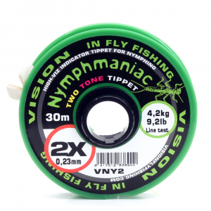 Vision Nymphmaniac Indicator Tippet NEW SIZES